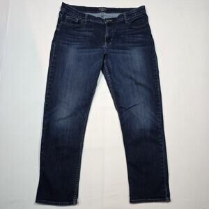 Riders by Lee Jeans Women's size 16 Blue Stretch Comfortable straight leg